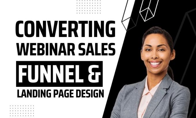 Gig Preview - Design gohighlevel webinar sales funnel, clickfunels landing page sales page