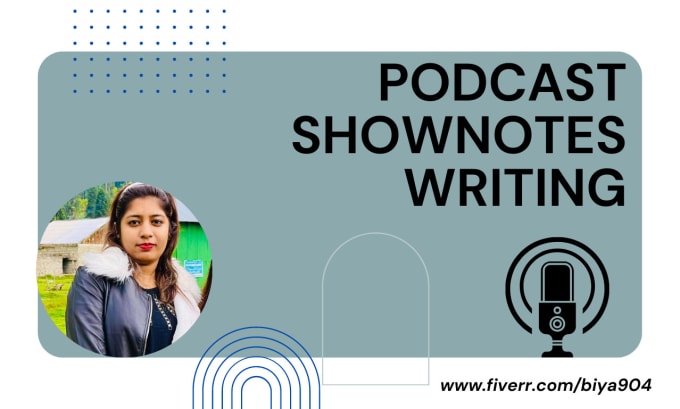 Gig Preview - Write podcast show notes for your podcast