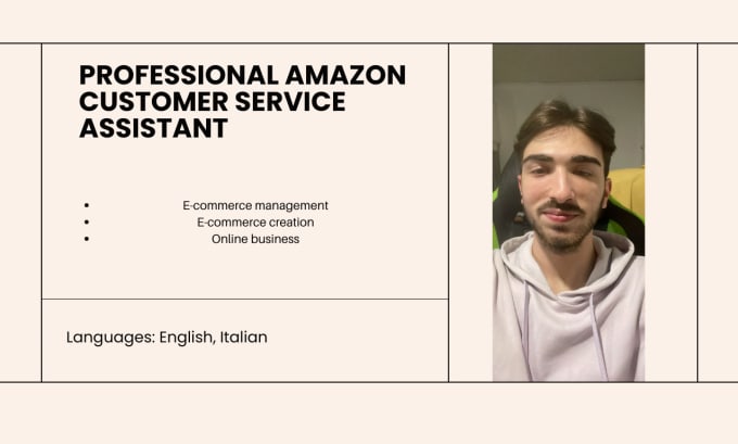 Gig Preview - Be your professional amazon customer service assistant