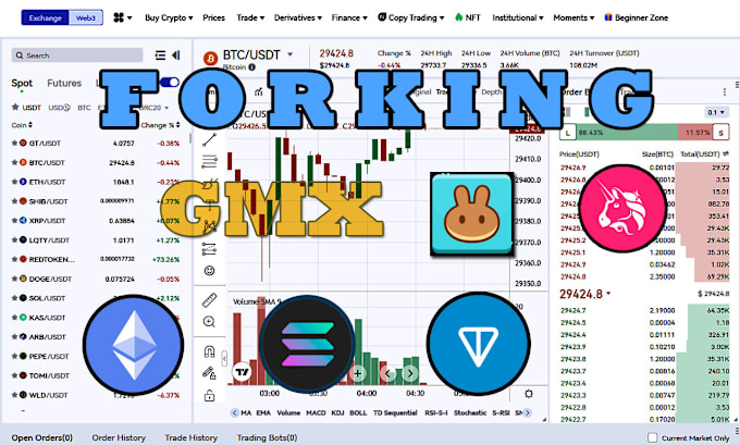 Gig Preview - Fork exchange gmx launchpad, fork uniswap, ethervista on evm solana aptos