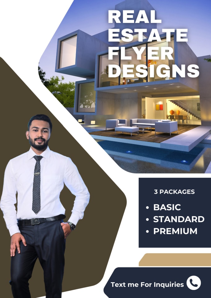 Gig Preview - Create professional real estate and normal flyer designs