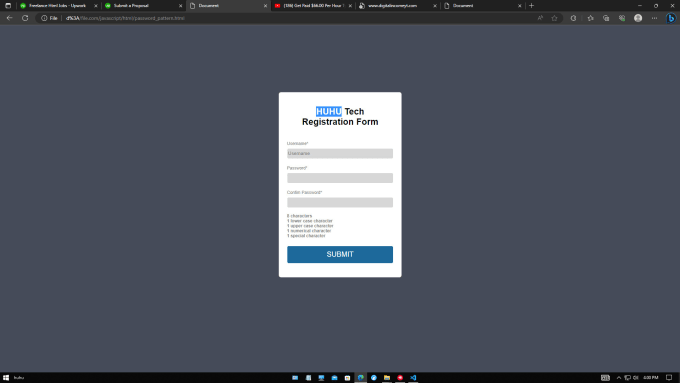 Gig Preview - Design professional responsive HTML CSS login