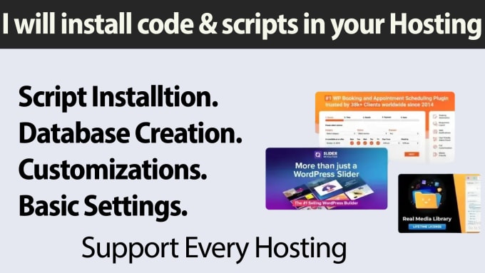 Gig Preview - Install any codecanyon script in your hosting