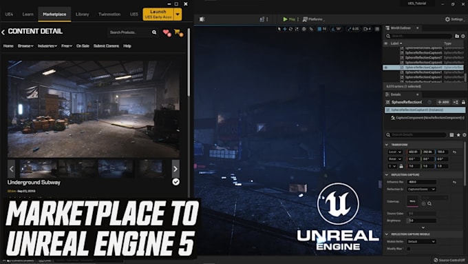 Gig Preview - Integrate unreal engine marketplace assets into your project