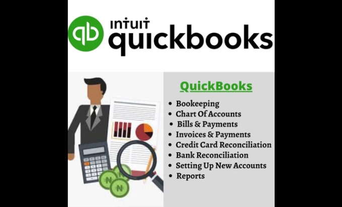 Gig Preview - Do accounting and bookkeeping in quickbooks online and xero with excel