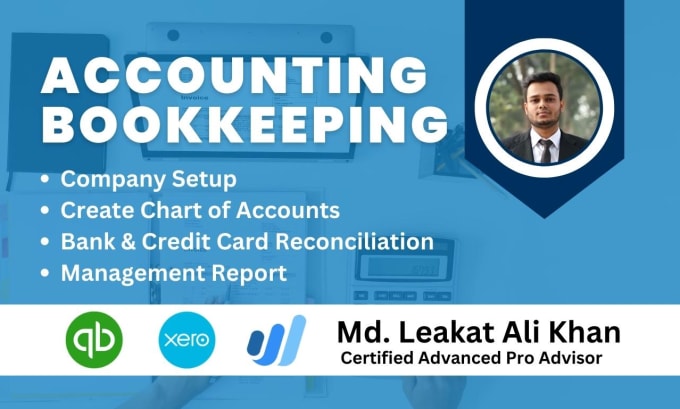 Gig Preview - Do bookkeeping bank reconciliation in quickbooks online xero wave