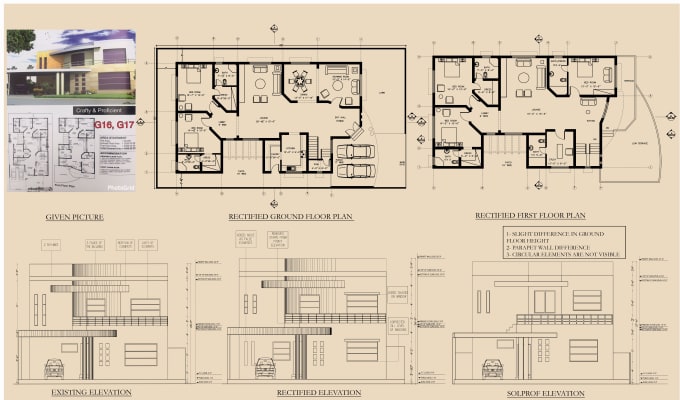 Gig Preview - Create 2d architectural working drawings