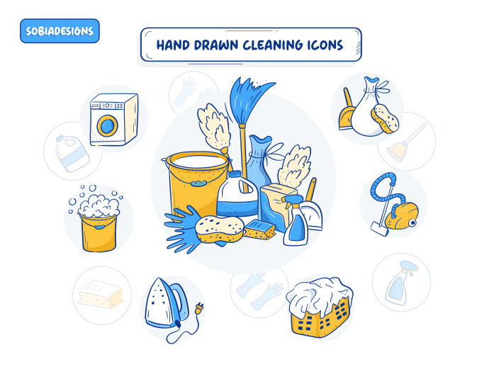 Gig Preview - Design custom vector hand drawn icon set