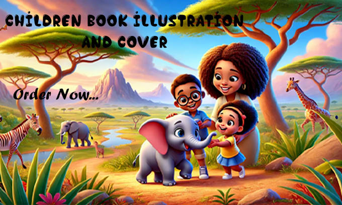 Bestseller - design children story book illustration and book cover illustrator