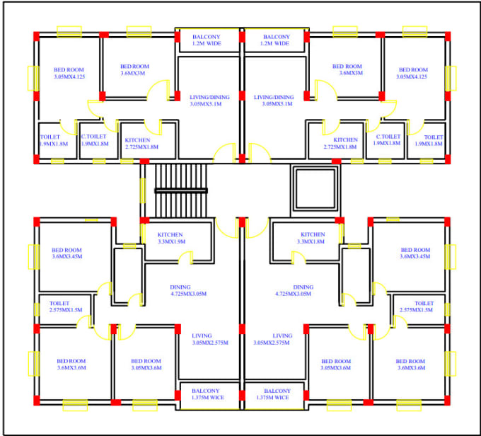 Gig Preview - Do a 2d floor plan for you wiith proper measurements