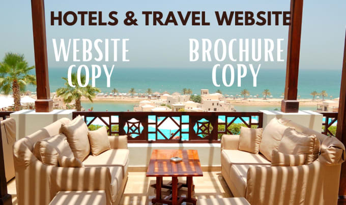 Gig Preview - Write hotel website copy to turn your website visitors into guests