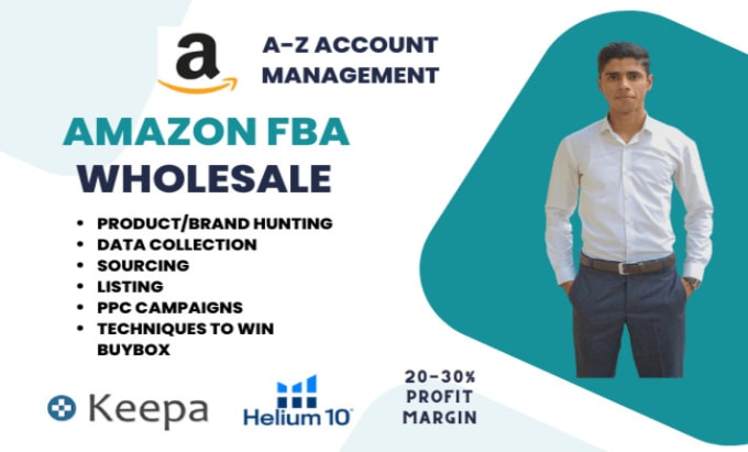 Gig Preview - Be your VA for amazon wholesale fba account