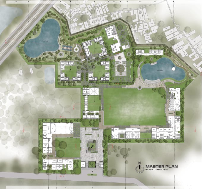 Gig Preview - Do architectural site plan, master plan and landscape design