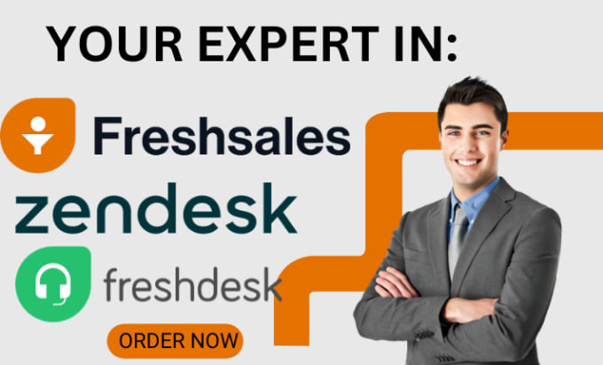 Gig Preview - Be your zendesk freshdesk freshsales expert