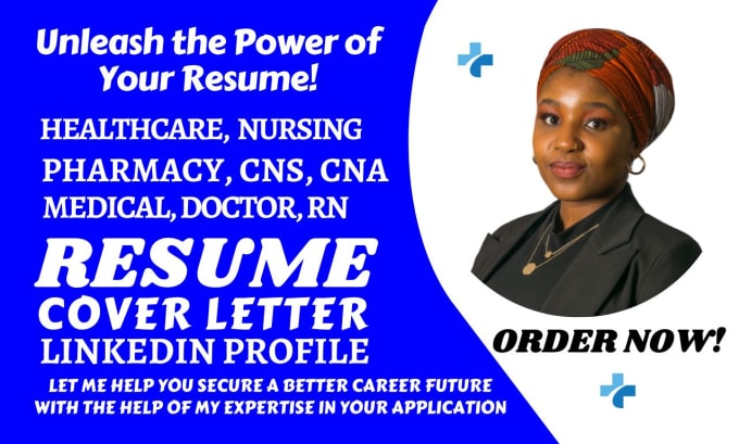 Gig Preview - Write a doctor, pharmacy, healthcare, cns, cna, nursing, and medical resume