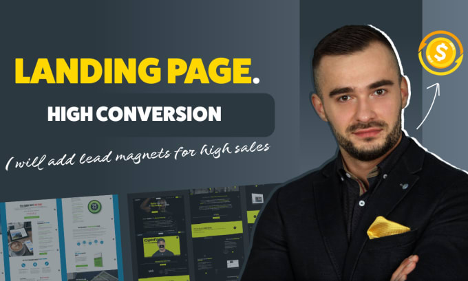 Gig Preview - Create a lead magnet landing page for affiliate marketers