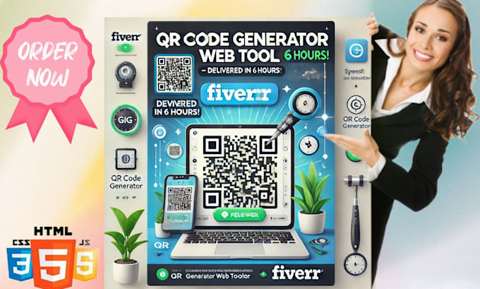 Gig Preview - Do any type of qr code generator web tolls within 6 hour