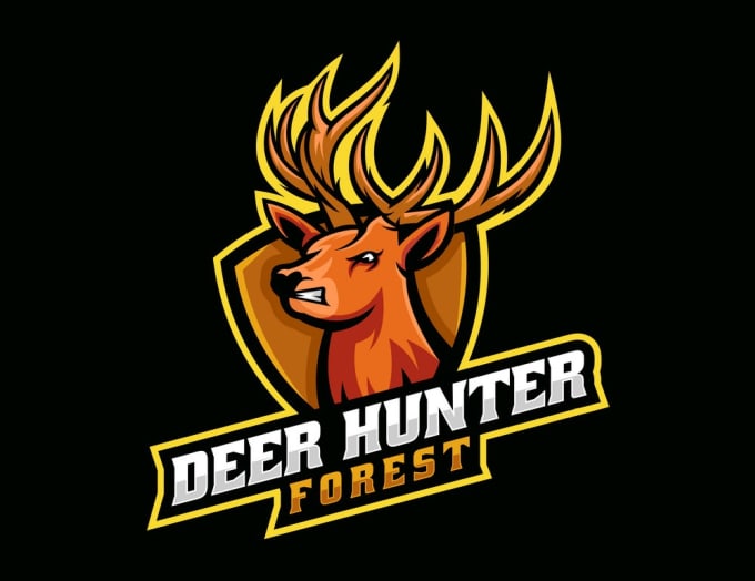 Deer Logo Logo With Doe Fawn Logo Custom Logo Premade 