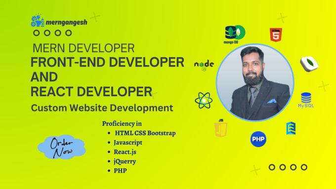 Gig Preview - Be your front end mern developer