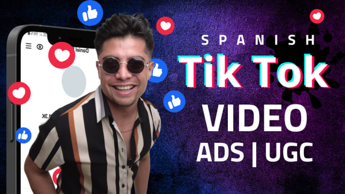 Gig Preview - Create tiktok, ig, reels videos and ugc content in spanish