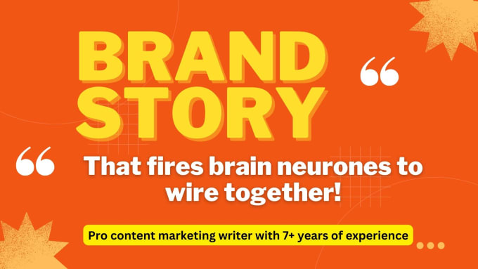 Gig Preview - Write brand story, biography, about us page for your website