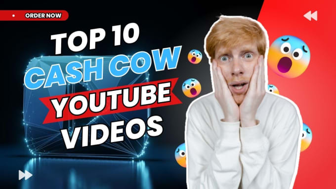 Gig Preview - Create youtube top 10 faceless cash cow videos