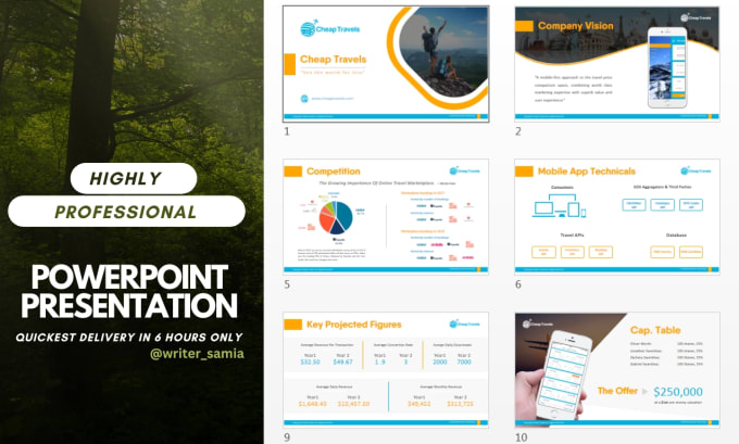 Gig Preview - Powerpoint template design or a professional powerpoint presentation