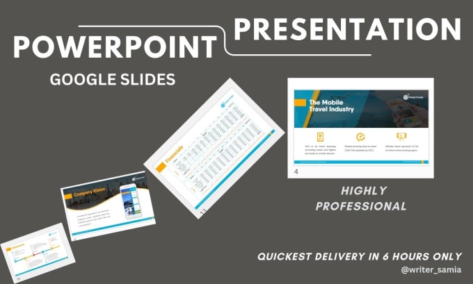 Gig Preview - Design custom master template with powerpoint, google slide