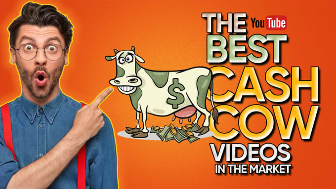 Gig Preview - Create mind blowing cash cow channels, youtube cash cow, cash cow videos