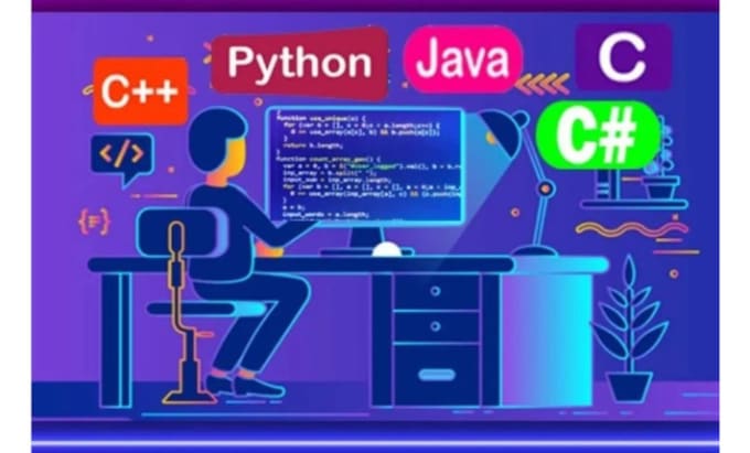 Gig Preview - Do your c, cpp, java, c sharp and python programming projects