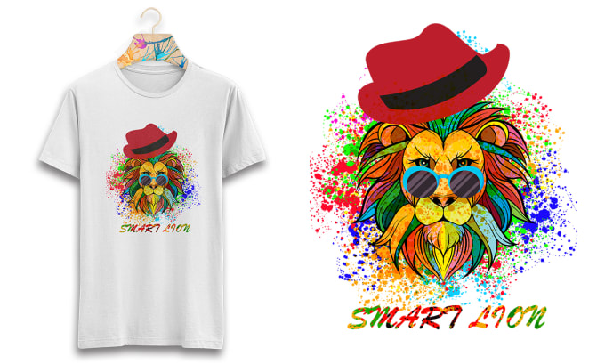 Gig Preview - Create custom watercolor graphic tshirt designs