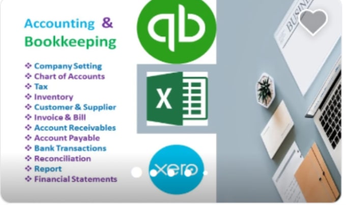 Gig Preview - Do bookkeeping and accounting services in xero or quickbooks