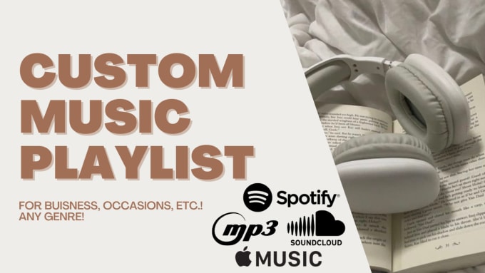 Bestseller - create a custom spotify playlist based on your music taste or occasion