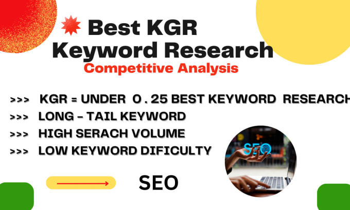 Gig Preview - Do best kgr keyword research that will rank