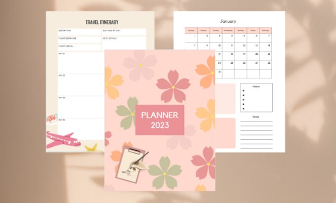 Gig Preview - Design ready to publish journal, planner notebooks and workbooks