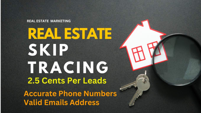 Gig Preview - Do bulk skip tracing service for your real estate business