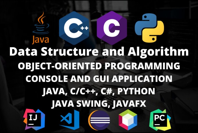 Gig Preview - Do oop, data structure, and database projects in java, python, cpp, and  c sharp