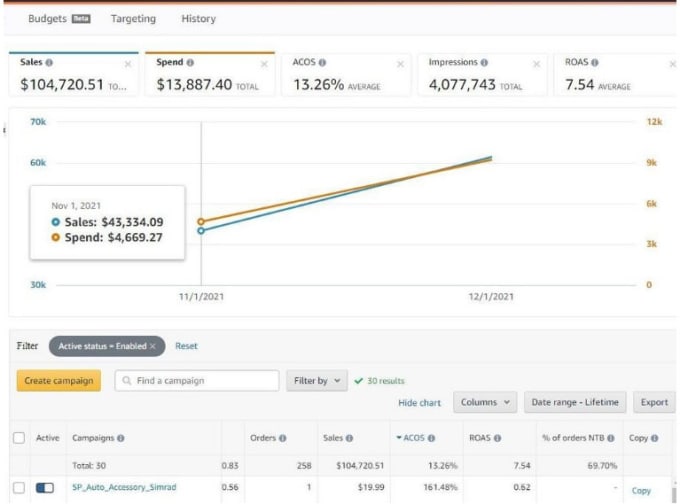 Gig Preview - Setup manage and optimize amazon PPC campaigns sponsored ads