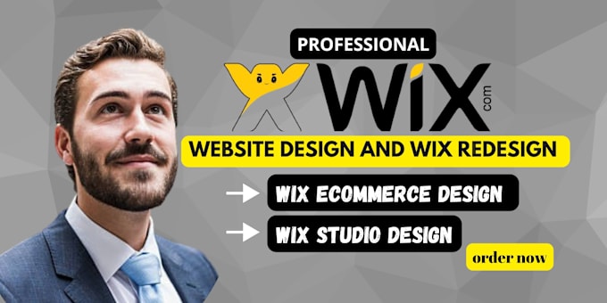 Gig Preview - Design wix ecommerce, wix website design wix website redesign wix studio design