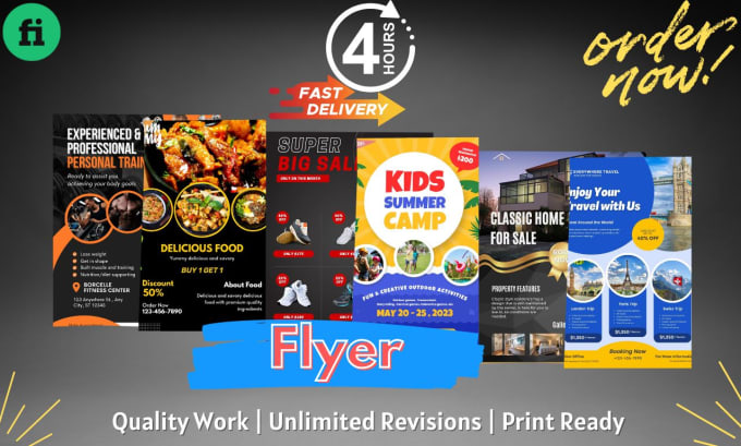 Gig Preview - Create restaurant flyer, sport flyer, marketing flyer, digital flyer in 4 hours