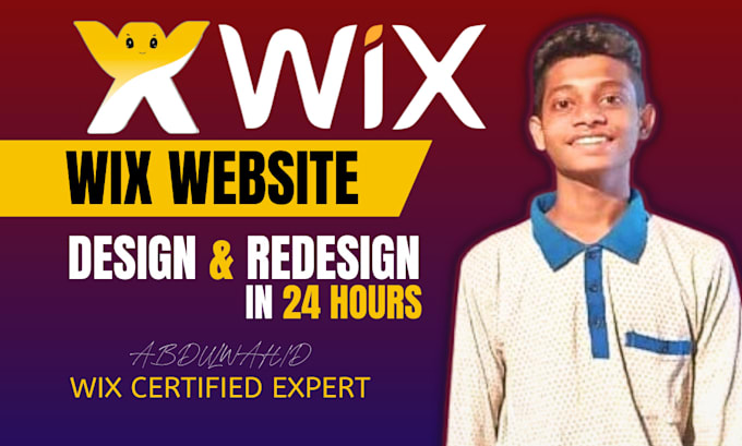 Gig Preview - Do wix website design and wix website redesign with wix velo