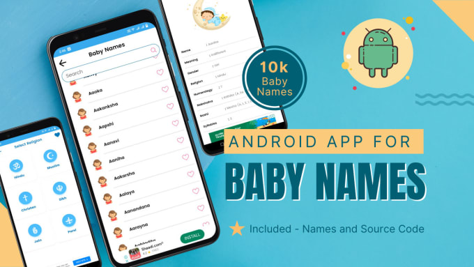 Gig Preview - Develop an android app for baby names