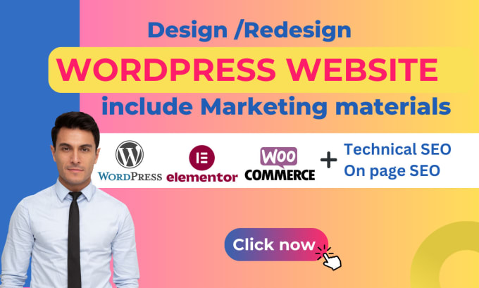 Bestseller - build wordpress website or redesign your wordpress website