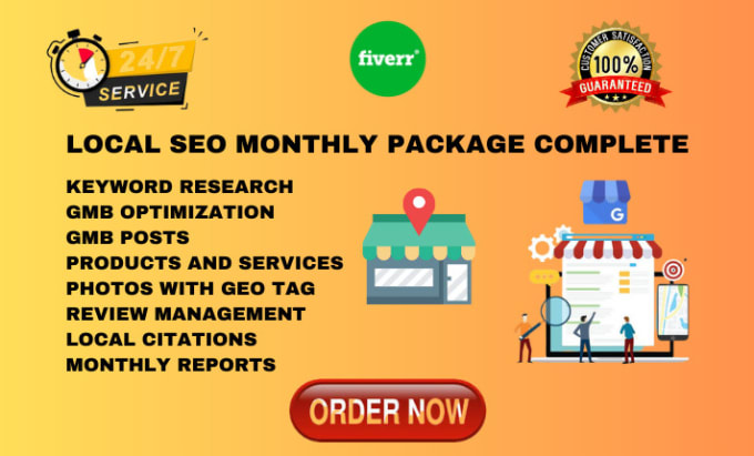 Gig Preview - Provide monthly local SEO service on gmb