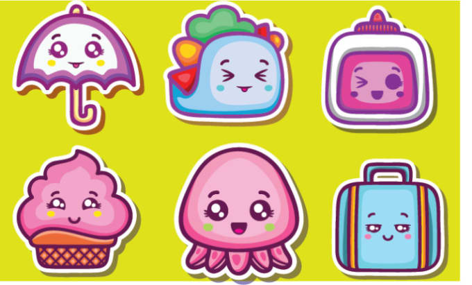 Gig Preview - Design cute kawaii emoticon, stickers, chibi, emoji