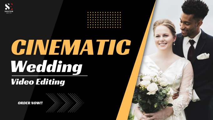 Gig Preview - Do professionally cinematic wedding video editing and trailer videos