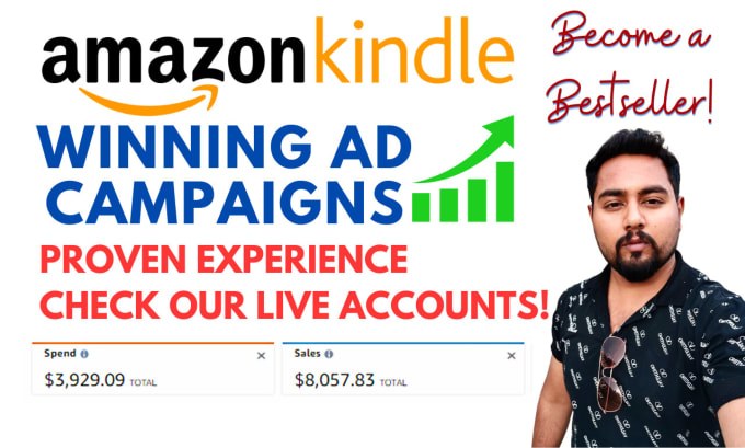 Gig Preview - Create winning amazon kdp ads campaigns and amazon book ads keyword research