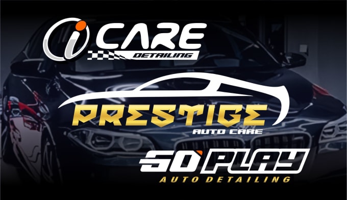 Gig Preview - Design logo for car detailing auto dealership car wash