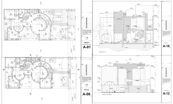 Gig Preview - Make 2d architecture drawings on autocad for construction