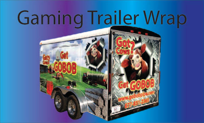 Gig Preview - Do professional gaming trailer wrap for you